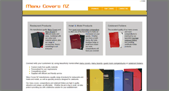 Desktop Screenshot of menucovers.co.nz